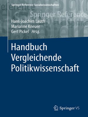 cover image of Handbuch Vergleichende Politikwissenschaft